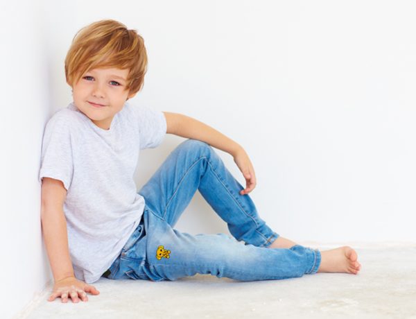 customiser un jean pour enfant
